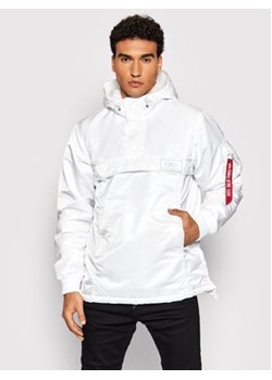 Alpha Industries Kurtka anorak 118103 Biały Regular Fit ze sklepu MODIVO w kategorii Kurtki męskie - zdjęcie 171181338