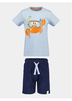 Blue Seven Komplet t-shirt i spodenki 826028 X Niebieski Regular Fit ze sklepu MODIVO w kategorii Komplety chłopięce - zdjęcie 171181646