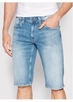 Pepe Jeans Szorty jeansowe Cash PM800935 Niebieski Regular Fit ze sklepu MODIVO w kategorii Spodenki męskie - zdjęcie 171181717