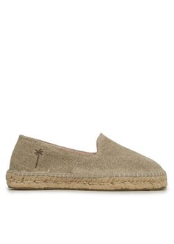 Manebi Espadryle Flat Espadrilles O 7.1 NO Beżowy ze sklepu MODIVO w kategorii Espadryle damskie - zdjęcie 171181815