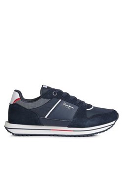 Pepe Jeans Sneakersy PMS30995 Granatowy ze sklepu MODIVO w kategorii Buty sportowe męskie - zdjęcie 171181846