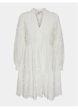 YAS Sukienka letnia Menusa 26033229 Biały Regular Fit ze sklepu MODIVO w kategorii Sukienki - zdjęcie 171181849