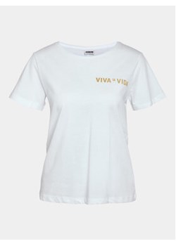 Noisy May T-Shirt Sun 27030257 Biały Oversize ze sklepu MODIVO w kategorii Bluzki damskie - zdjęcie 171182075