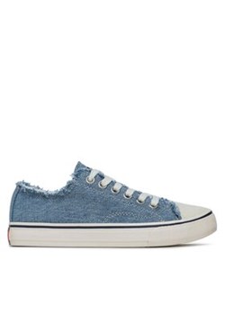 Tommy Jeans Tenisówki Low Cut Tj Sneaker EN0EN02228 Niebieski ze sklepu MODIVO w kategorii Trampki damskie - zdjęcie 171182888