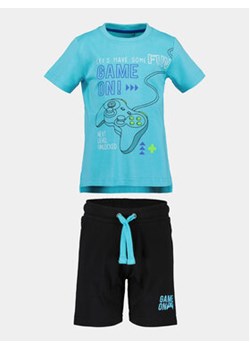 Blue Seven Komplet t-shirt i spodenki 826027 X Niebieski Regular Fit ze sklepu MODIVO w kategorii Komplety chłopięce - zdjęcie 171183055