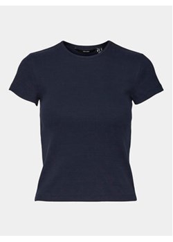 Vero Moda T-Shirt Chloe 10306894 Granatowy Tight Fit ze sklepu MODIVO w kategorii Bluzki damskie - zdjęcie 171183266