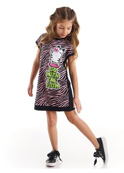 Denokids Sukienka &quot;Skater Cat&quot; w kolorze czarno-jasnoróżowym ze sklepu Limango Polska w kategorii Sukienki dziewczęce - zdjęcie 171184526