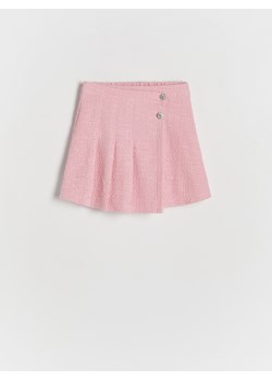 Reserved - Tweedowa spódnica - różowy ze sklepu Reserved w kategorii Spódnice dziewczęce - zdjęcie 171184897