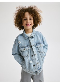 Reserved - Jeansowa katana oversize - niebieski ze sklepu Reserved w kategorii Kurtki chłopięce - zdjęcie 171185279