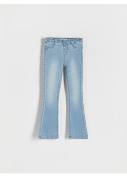 Reserved - Jegginsy flare - niebieski ze sklepu Reserved w kategorii Spodnie dziewczęce - zdjęcie 171185318
