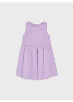 Sinsay - Sukienka z marszczeniami - fioletowy ze sklepu Sinsay w kategorii Sukienki dziewczęce - zdjęcie 171185748
