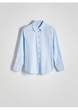 Reserved - Gładka koszula - jasnoniebieski ze sklepu Reserved w kategorii Koszule damskie - zdjęcie 171188158