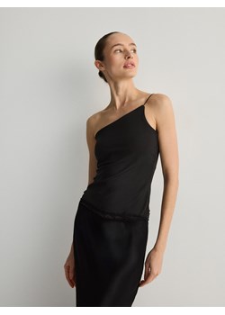 Reserved - Top na jedno ramię - czarny ze sklepu Reserved w kategorii Bluzki damskie - zdjęcie 171188426