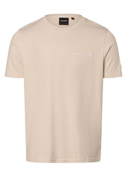 Lyle & Scott Koszulka męska Mężczyźni Bawełna kitt jednolity ze sklepu vangraaf w kategorii T-shirty męskie - zdjęcie 171188709