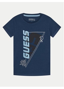 Guess T-Shirt L4GI32 J1314 Niebieski Regular Fit ze sklepu MODIVO w kategorii T-shirty chłopięce - zdjęcie 171189298