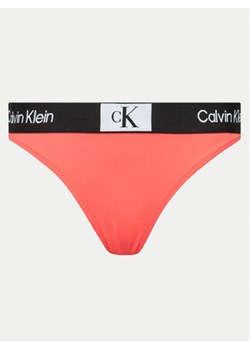 Calvin Klein Swimwear Dół od bikini KW0KW02352 Różowy ze sklepu MODIVO w kategorii Stroje kąpielowe - zdjęcie 171189318