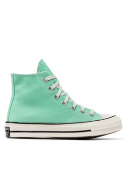 Converse Trampki Chuck 70 Hi A00748C Zielony ze sklepu MODIVO w kategorii Trampki damskie - zdjęcie 171189388