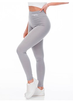 Spodnie damskie legginsy 251PLR - szare ze sklepu Edoti w kategorii Spodnie damskie - zdjęcie 171189518