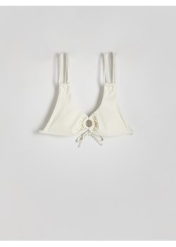 Reserved - Góra od bikini - złamana biel ze sklepu Reserved w kategorii Stroje kąpielowe - zdjęcie 171189806