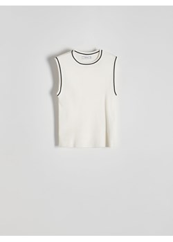 Reserved - Top z wiskozą - złamana biel ze sklepu Reserved w kategorii Swetry damskie - zdjęcie 171189848