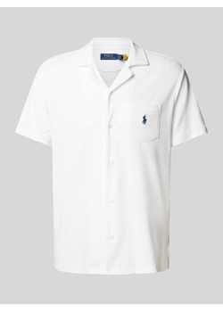 Koszula casualowa o kroju slim fit z rękawem o dł. 1/2 ze sklepu Peek&Cloppenburg  w kategorii Koszule męskie - zdjęcie 171193178