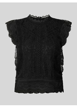 Top bluzkowy z koronki model ‘KARO’ ze sklepu Peek&Cloppenburg  w kategorii Bluzki damskie - zdjęcie 171193236