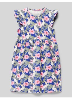 Sukienka z ukośnie skrojonymi rękawami w kolorze liliowym ze sklepu Peek&Cloppenburg  w kategorii Sukienki dziewczęce - zdjęcie 171193246