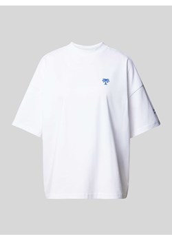 T-shirt o kroju oversized z czystej bawełny model ‘PALMYRA’ ze sklepu Peek&Cloppenburg  w kategorii Bluzki damskie - zdjęcie 171193318