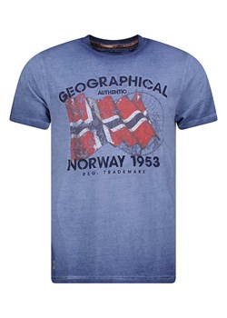 Geographical Norway Koszulka &quot;Japoral&quot; w kolorze granatowym ze sklepu Limango Polska w kategorii T-shirty męskie - zdjęcie 171195426
