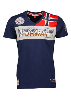 Geographical Norway Koszulka &quot;Jidney&quot; w kolorze granatowym ze sklepu Limango Polska w kategorii T-shirty męskie - zdjęcie 171195466