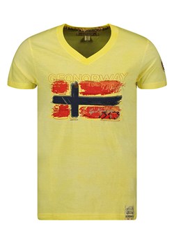 Geographical Norway Koszulka &quot;Joasis&quot; w kolorze żółtym ze sklepu Limango Polska w kategorii T-shirty męskie - zdjęcie 171195559