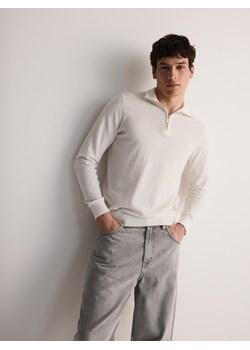 Reserved - Sweter ze stójką - złamana biel ze sklepu Reserved w kategorii Swetry męskie - zdjęcie 171196388