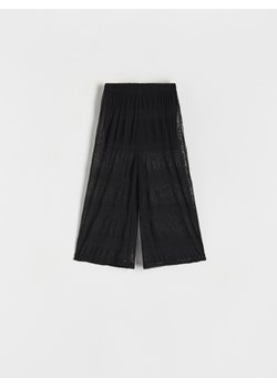 Reserved - Dwuwarstwowe spodnie - czarny ze sklepu Reserved w kategorii Spodnie dziewczęce - zdjęcie 171200897