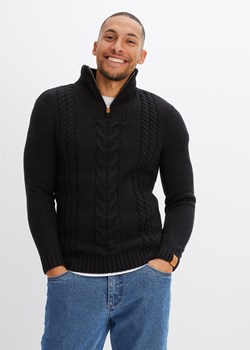 Sweter ze stójką ze sklepu bonprix w kategorii Swetry męskie - zdjęcie 171204385