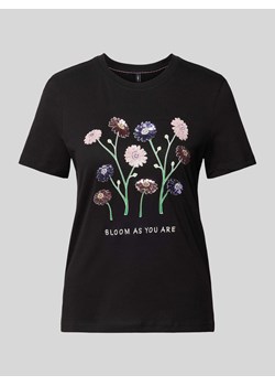 T-shirt z kwiatowym nadrukiem ze sklepu Peek&Cloppenburg  w kategorii Bluzki damskie - zdjęcie 171205678