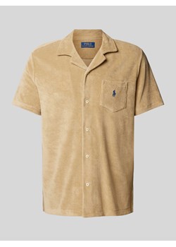 Koszula casualowa o kroju slim fit z rękawem o dł. 1/2 ze sklepu Peek&Cloppenburg  w kategorii Koszule męskie - zdjęcie 171205768