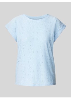 T-shirt z haftem angielskim model ‘Blond’ ze sklepu Peek&Cloppenburg  w kategorii Bluzki damskie - zdjęcie 171205938