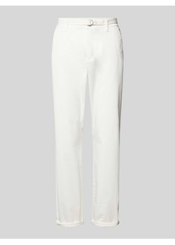 Spodnie o kroju regular fit z paskiem ze sklepu Peek&Cloppenburg  w kategorii Spodnie damskie - zdjęcie 171205939