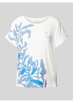 T-shirt z nadrukowanym motywem ze sklepu Peek&Cloppenburg  w kategorii Bluzki damskie - zdjęcie 171205969