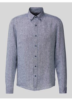 Koszula casualowa o kroju Slim Fit z lnu ze sklepu Peek&Cloppenburg  w kategorii Koszule męskie - zdjęcie 171206015