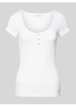 T-shirt z krótką listwą guzikową ze sklepu Peek&Cloppenburg  w kategorii Bluzki damskie - zdjęcie 171206106
