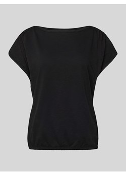 T-shirt w jednolitym kolorze ze sklepu Peek&Cloppenburg  w kategorii Bluzki damskie - zdjęcie 171206117