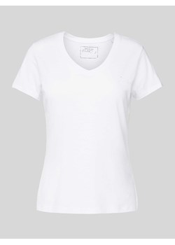 T-shirt z wyhaftowanym logo ze sklepu Peek&Cloppenburg  w kategorii Bluzki damskie - zdjęcie 171206176