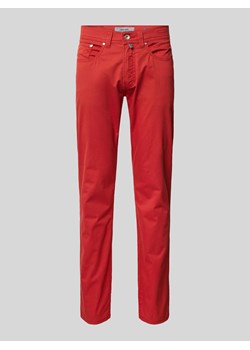 Spodnie o kroju tapered fit z 5 kieszeniami model ‘Lyon’ ze sklepu Peek&Cloppenburg  w kategorii Spodnie męskie - zdjęcie 171206227