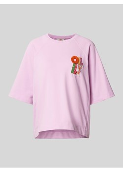 T-shirt o kroju oversized z ozdobnym obszyciem model ‘HENRY’ ze sklepu Peek&Cloppenburg  w kategorii Bluzki damskie - zdjęcie 171206355