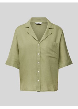 Bluzka koszulowa z listwą guzikową ze sklepu Peek&Cloppenburg  w kategorii Koszule damskie - zdjęcie 171206358