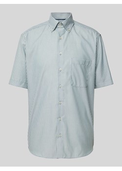 Koszula biznesowa o kroju comfort fit z rękawem o dł. 1/2 ze sklepu Peek&Cloppenburg  w kategorii Koszule męskie - zdjęcie 171206415