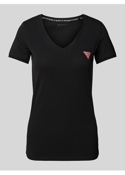 T-shirt z nadrukiem z logo ze sklepu Peek&Cloppenburg  w kategorii Bluzki damskie - zdjęcie 171206439