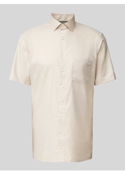 Koszula biznesowa o kroju modern fit z kieszenią na piersi model ‘Bergamo’ ze sklepu Peek&Cloppenburg  w kategorii Koszule męskie - zdjęcie 171206446
