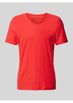 T-shirt z dekoltem w serek ze sklepu Peek&Cloppenburg  w kategorii T-shirty męskie - zdjęcie 171206526